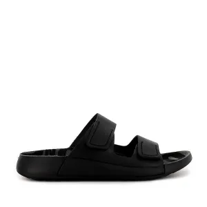 Sleek Design Simple Slip Fit Sandal 2ND COZMO 206823 W - BLACK