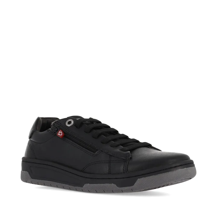 Comfortable Heel Stable Control WILFRED - BLACK BLACK LEATHER