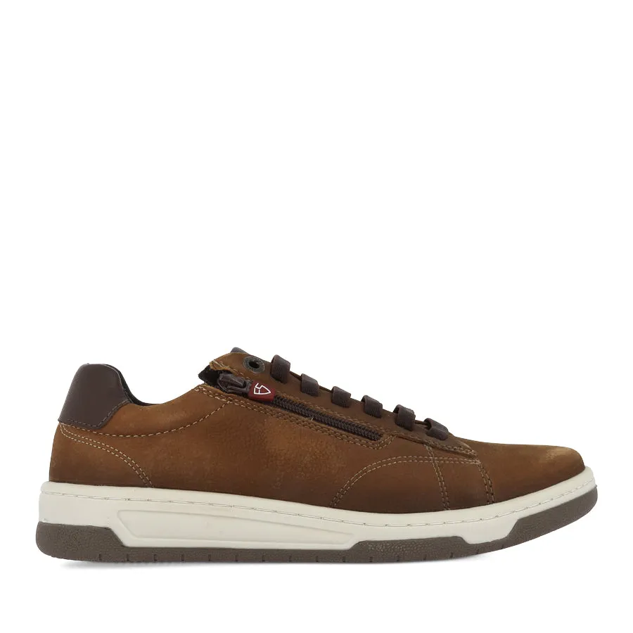 Textured Outsole Pattern WILFRED - TAN LEATHER