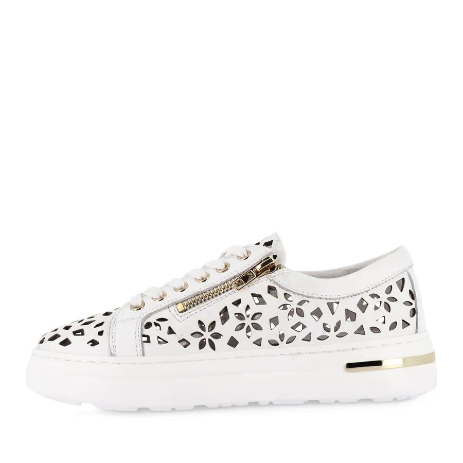 WOLINS - WHITE LEATHER City Comfort