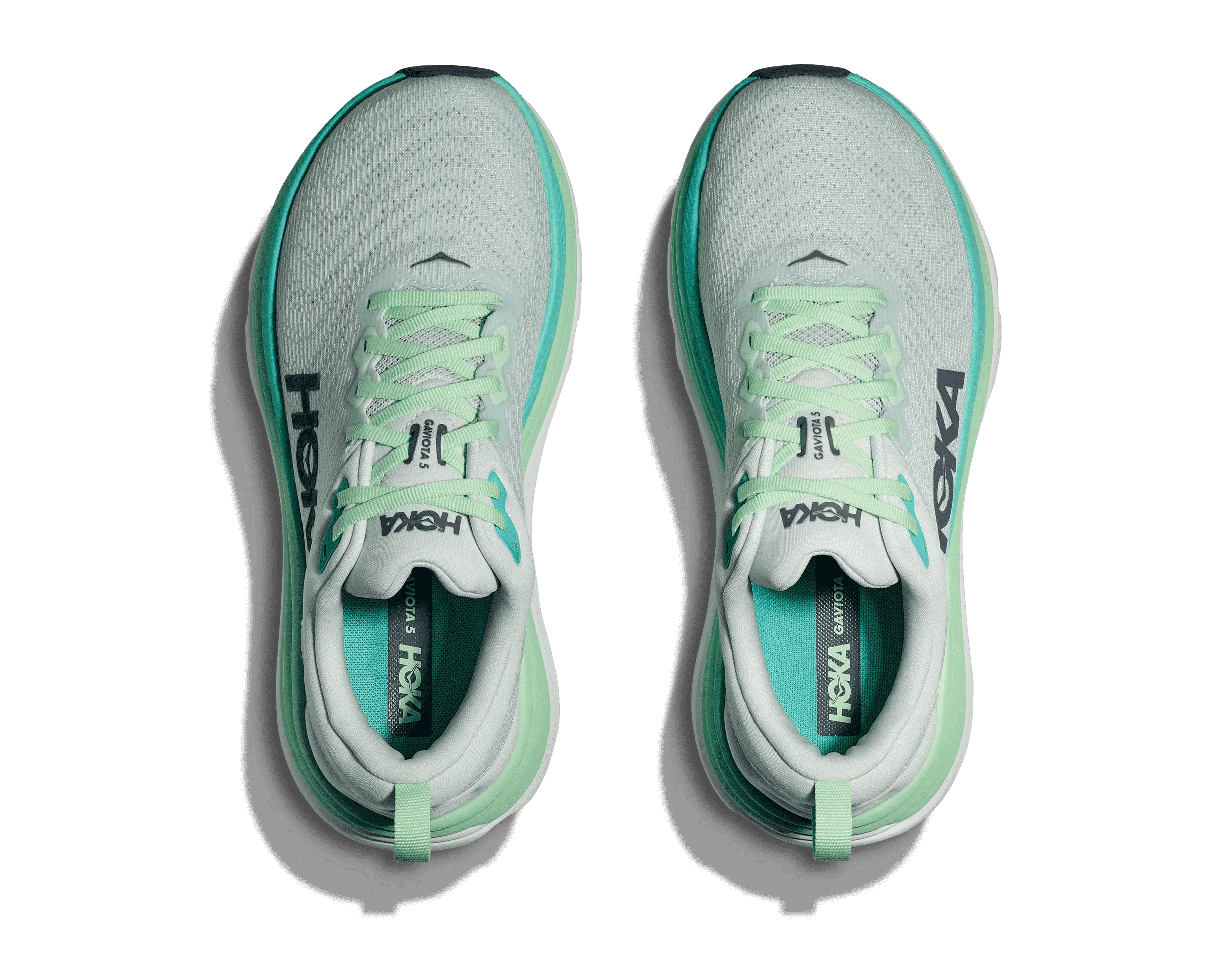 HOKA ONE ONE GAVIOTA 5 - BLUE MULTI Heel Safe