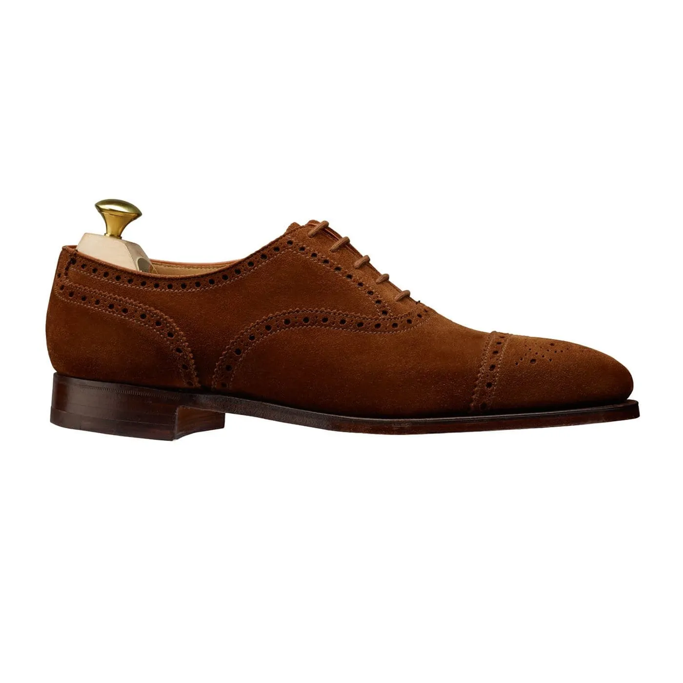 Stylish Support Westfield Tobacco Calf Suede