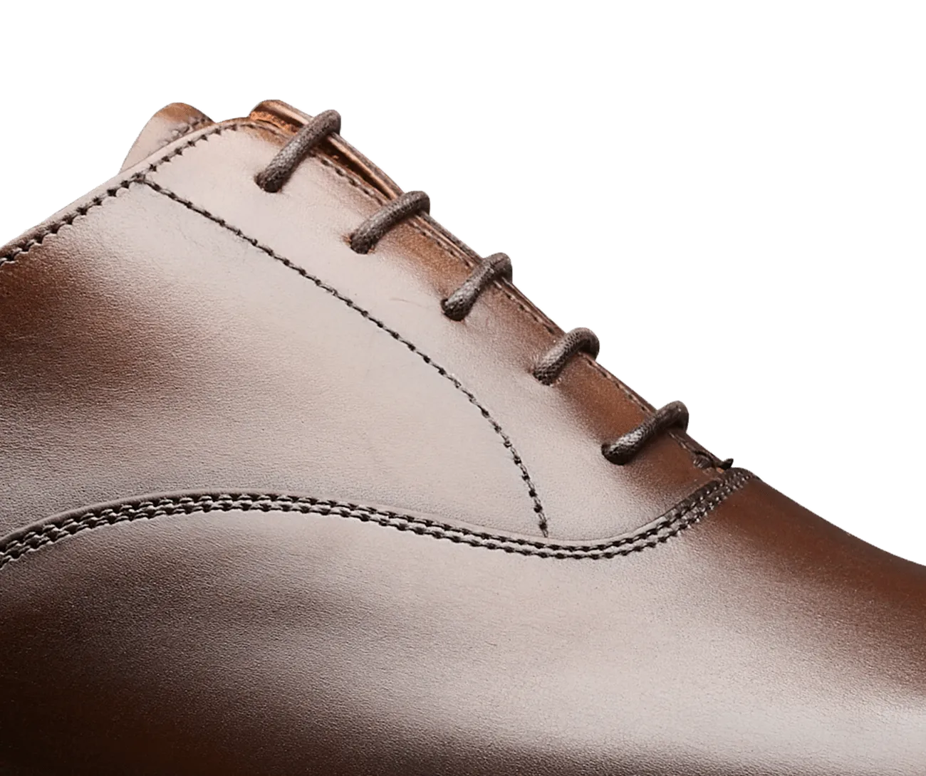 Audley Dark Brown Antique Calf Padded collar Premium Oxfords