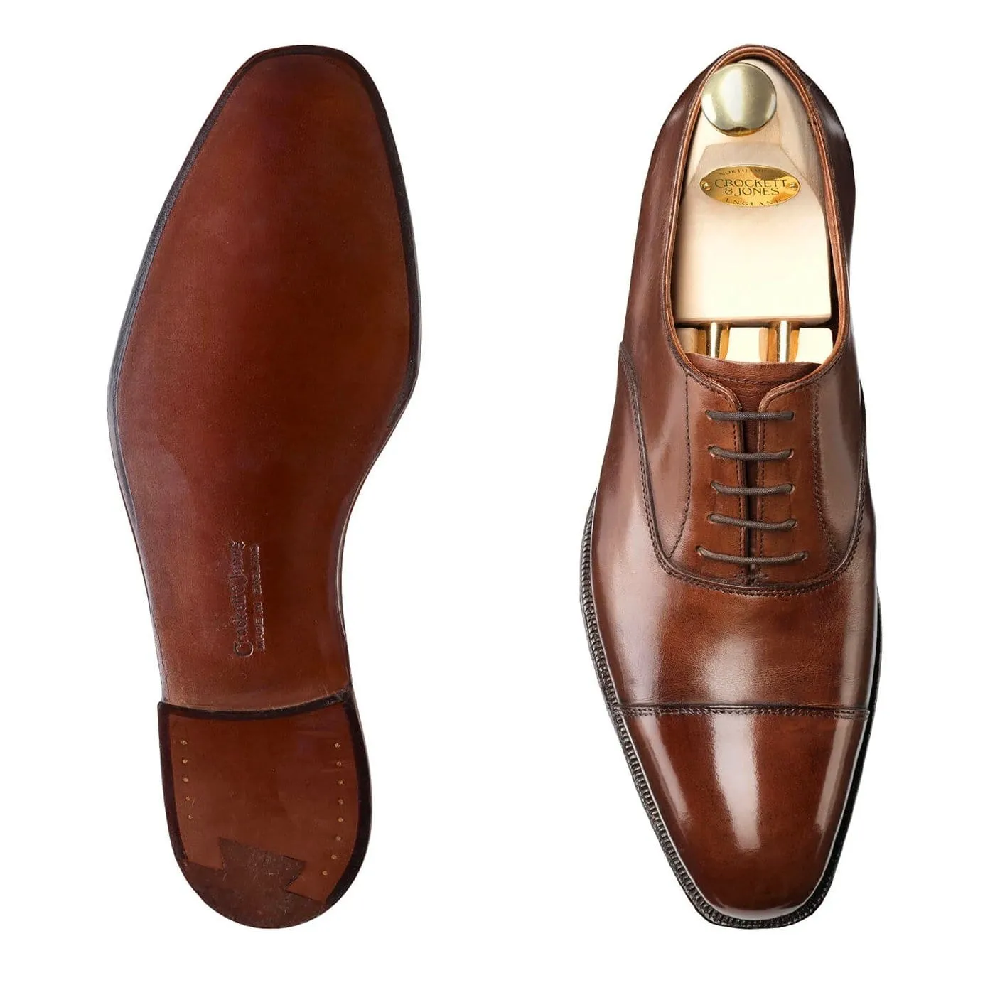 Stylish Slip On Audley Dark Brown Antique Calf