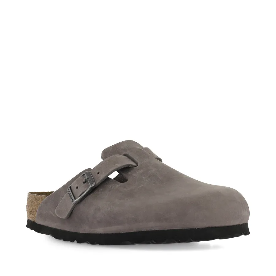 Buckle Closure Sport Step BOSTON SFB OILED - IRON OILED LEATHER