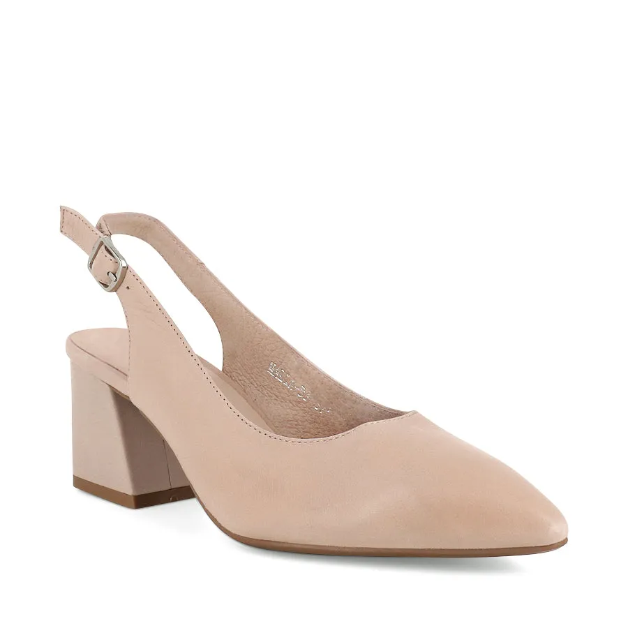 Study Walk Foot-Friendly Flats MALIA - NUDE LEATHER