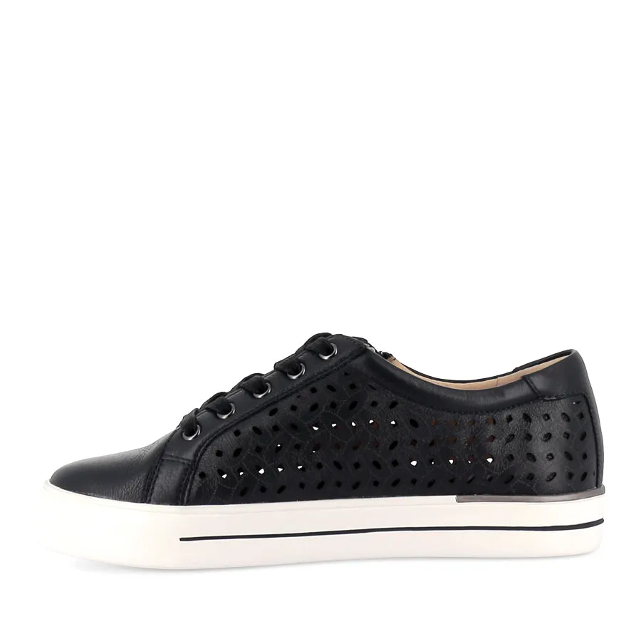 AYLEEN W - NAVY LEATHER Premium Technology