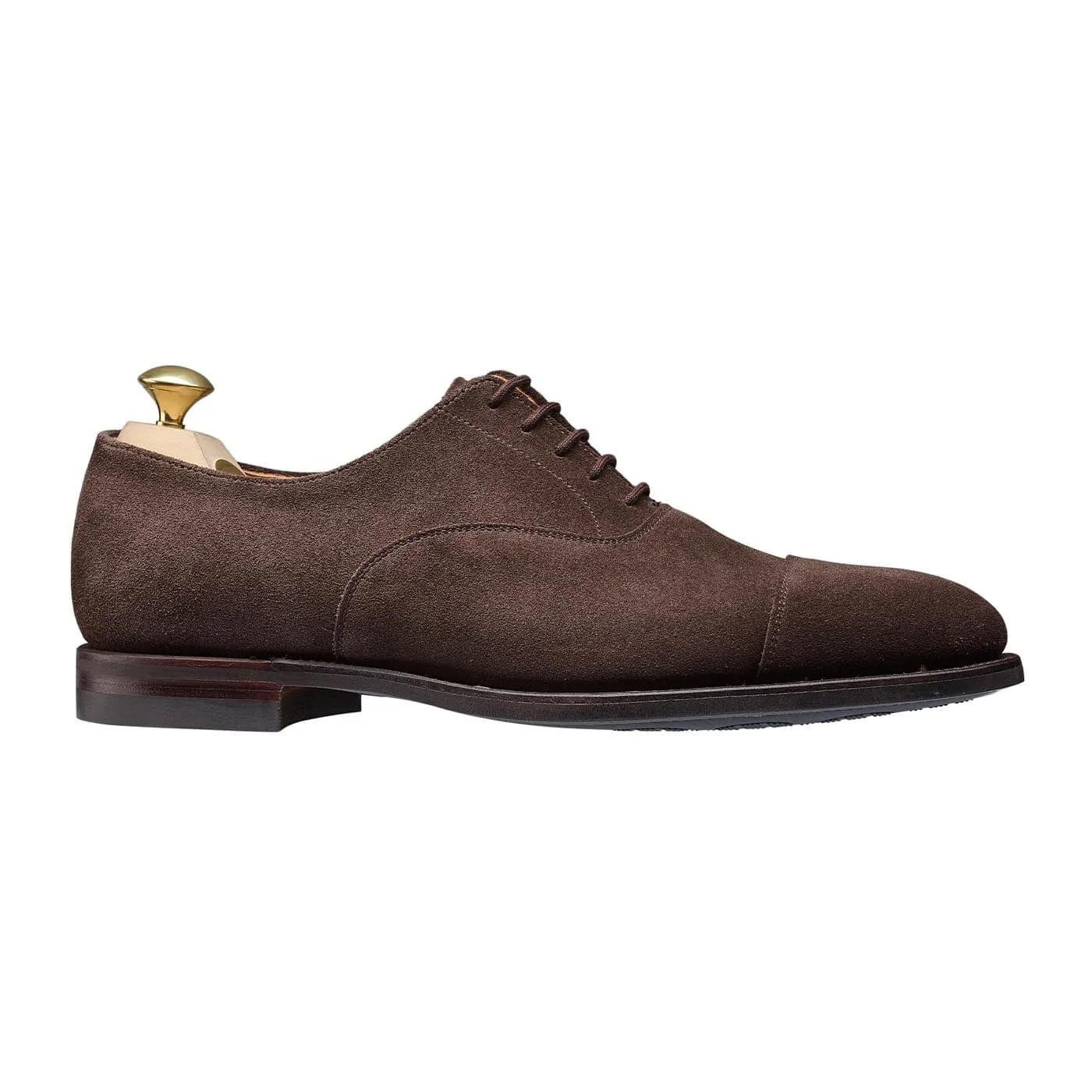 Classic Appeal Stitched Oxfords Connaught 2 Dark Oak Suede (City Sole)