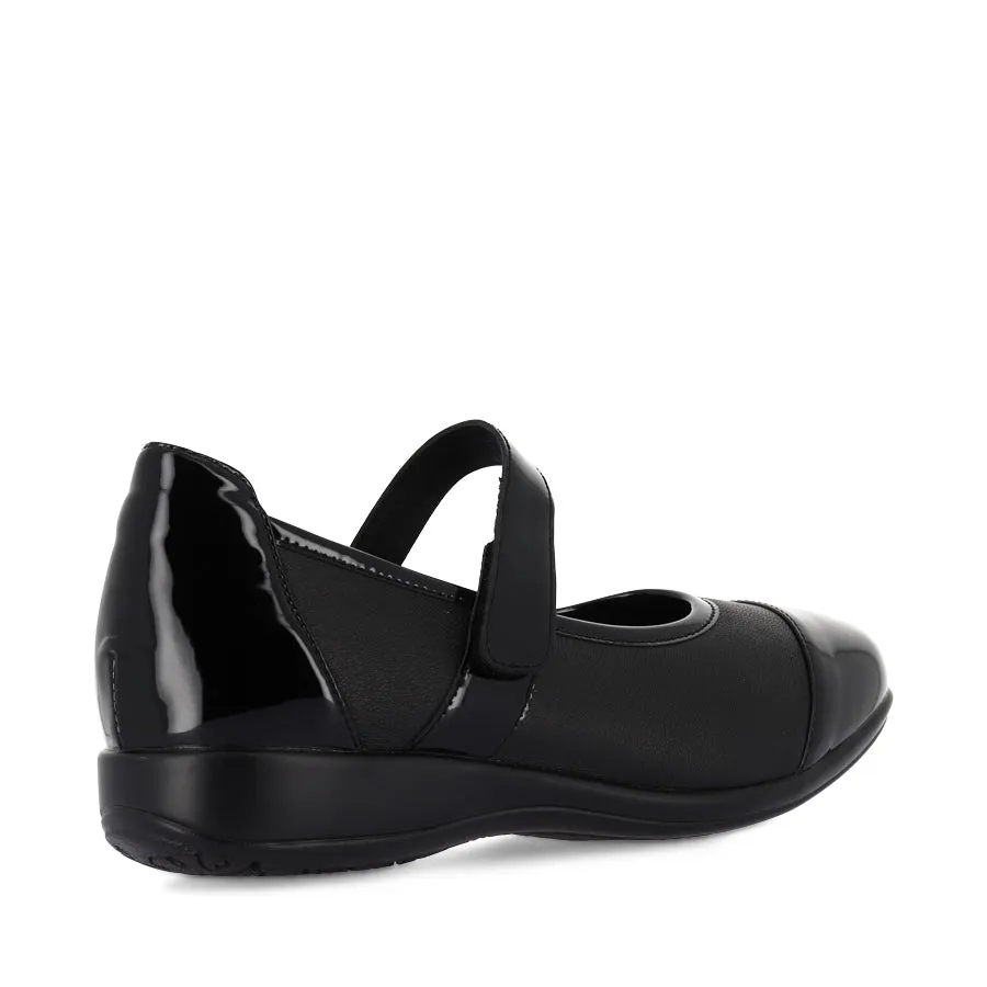 Seaside Step Trendy Slip-ons WYLIE - BLACK PATENT