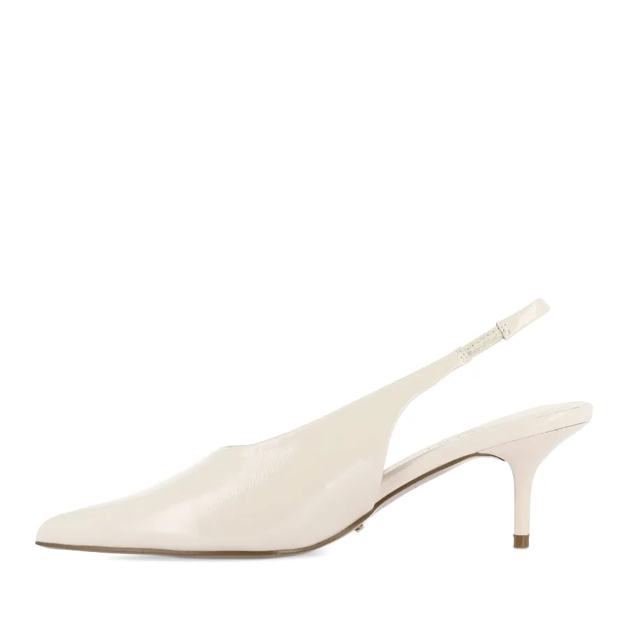 Comfortable Material XISHI - CHALK CRINKLE PATENT