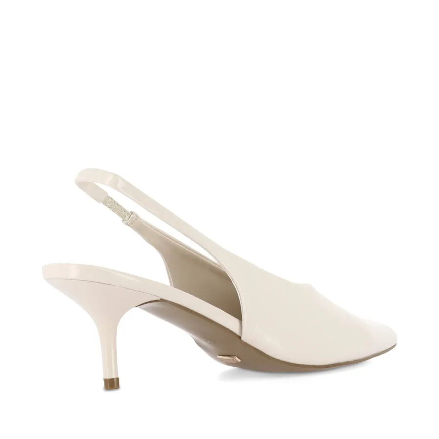 flexible shoes XISHI - CHALK CRINKLE PATENT