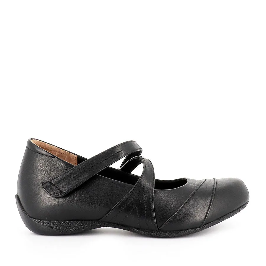 XRAY W - BLACK LEATHER anti static Cushioned Footbed