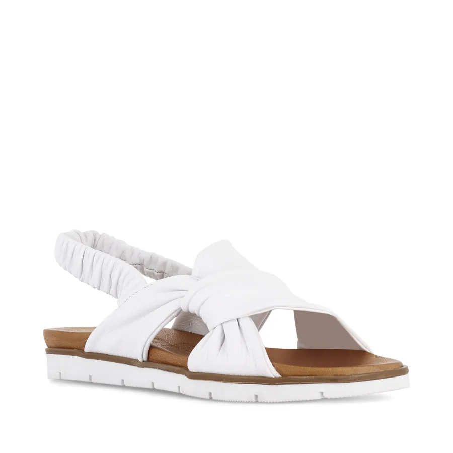 Poolside Look Soft Cushioning YARA - WHITE LEATHER