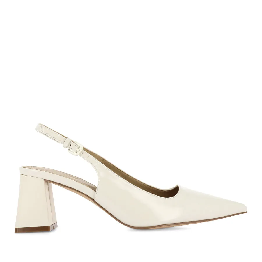 YARRA - CHALK PATENT LEATHER Bride Glow
