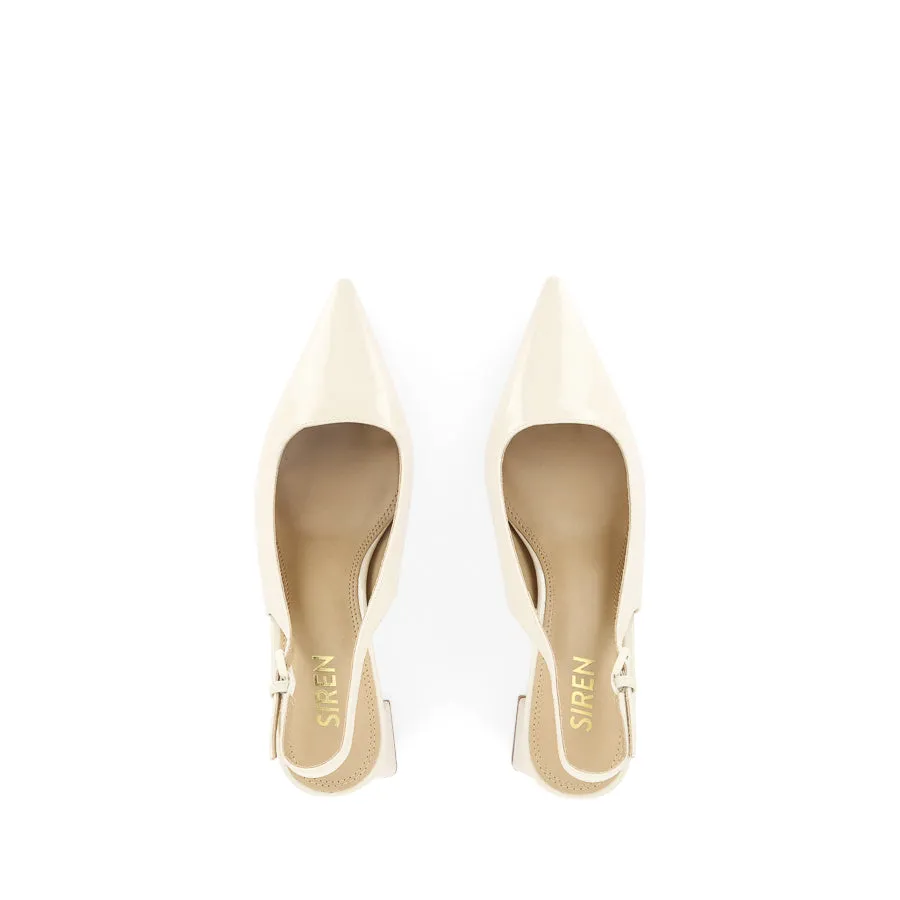 YARRA - CHALK PATENT LEATHER Relaxed Look Cloud Soft