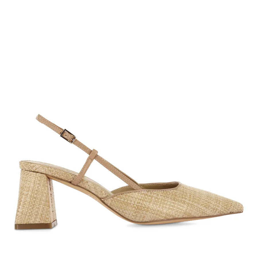 YASMINE - ALMOND NATURAL RAFFIA Park Ready