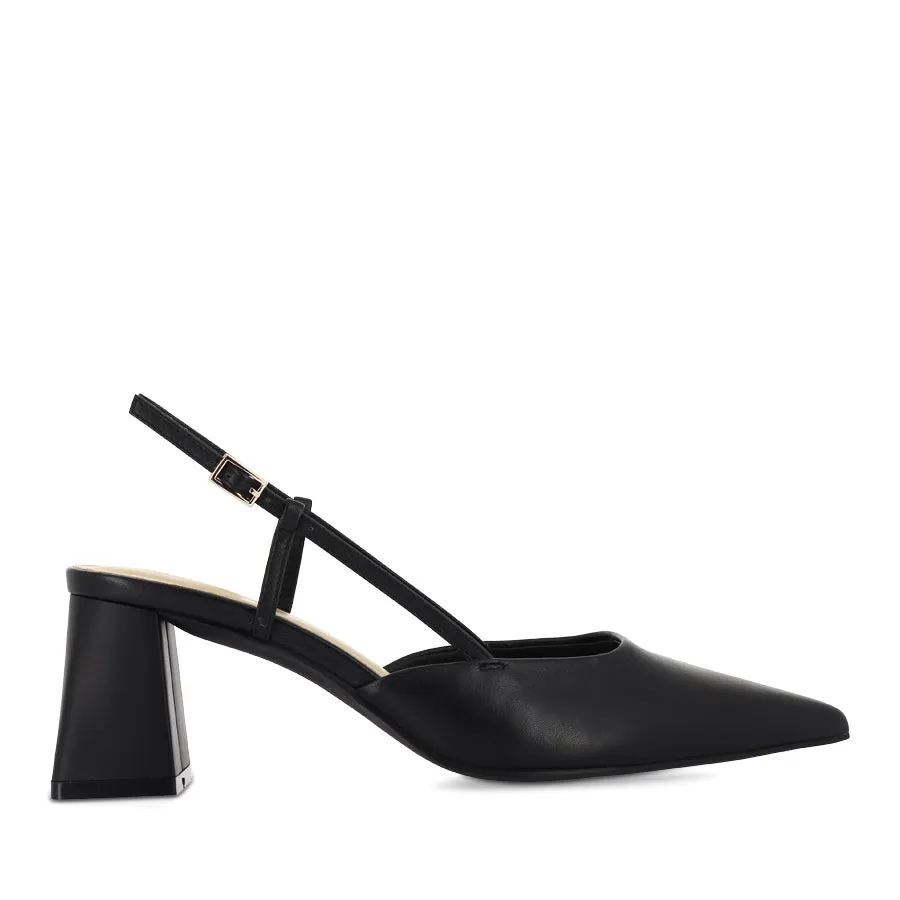 spring fresh YASMINE - BLACK LEATHER