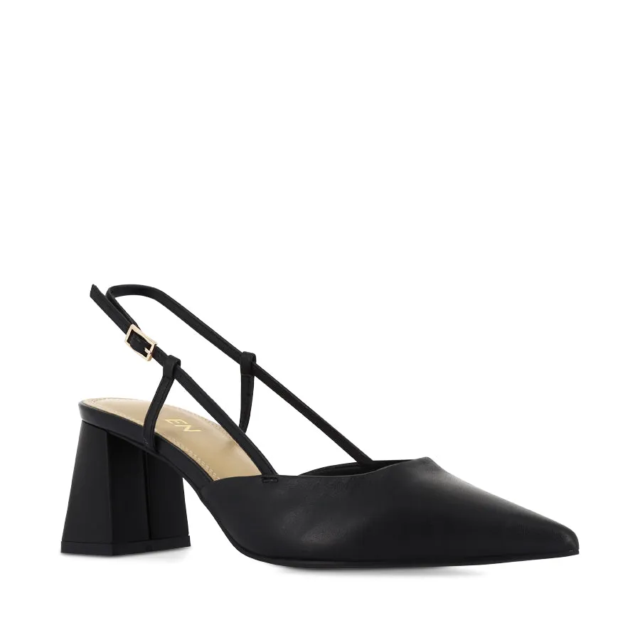 Cushioned Walk Farm Glow YASMINE - BLACK LEATHER