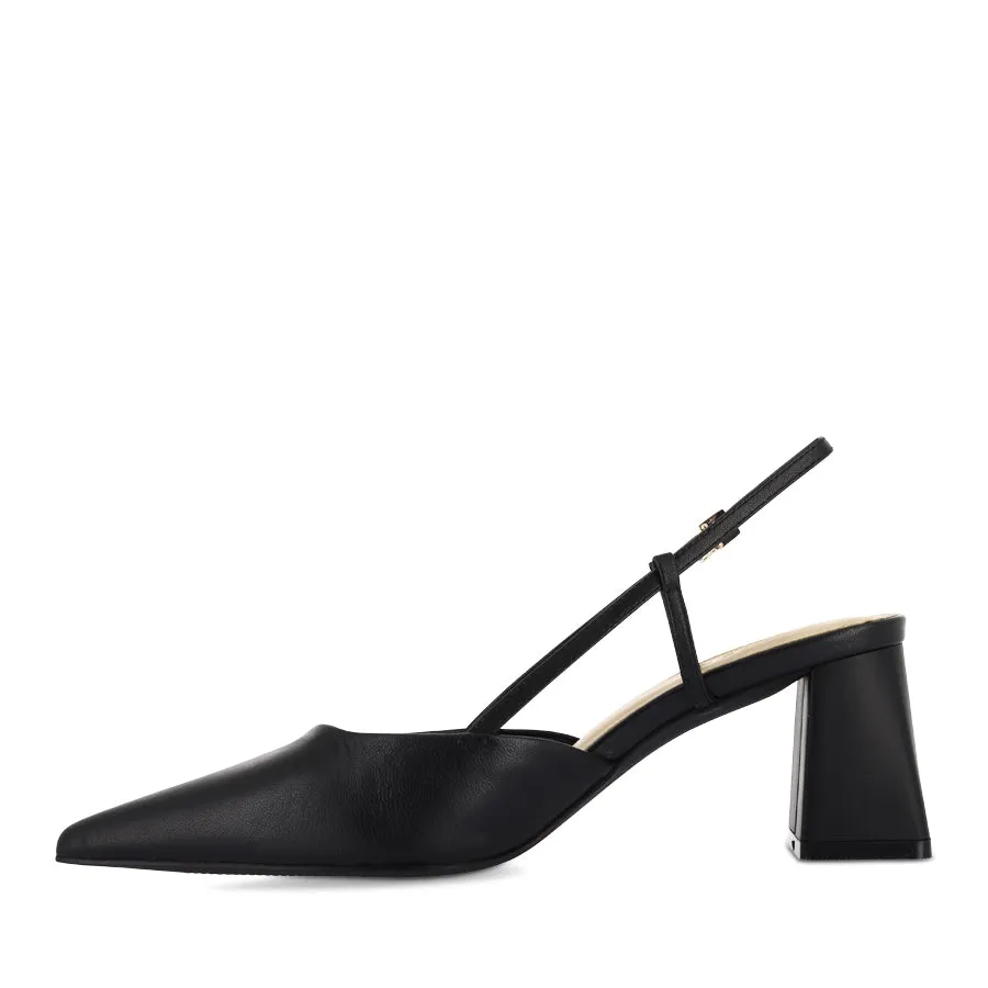 Boat ride Holiday Ready YASMINE - BLACK LEATHER
