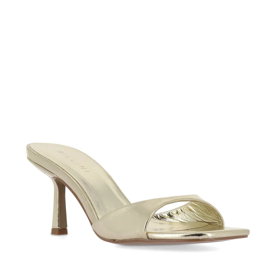 Pointed Toe Design Modern Comfort Shoes YOHAN - GOLD METALLIC