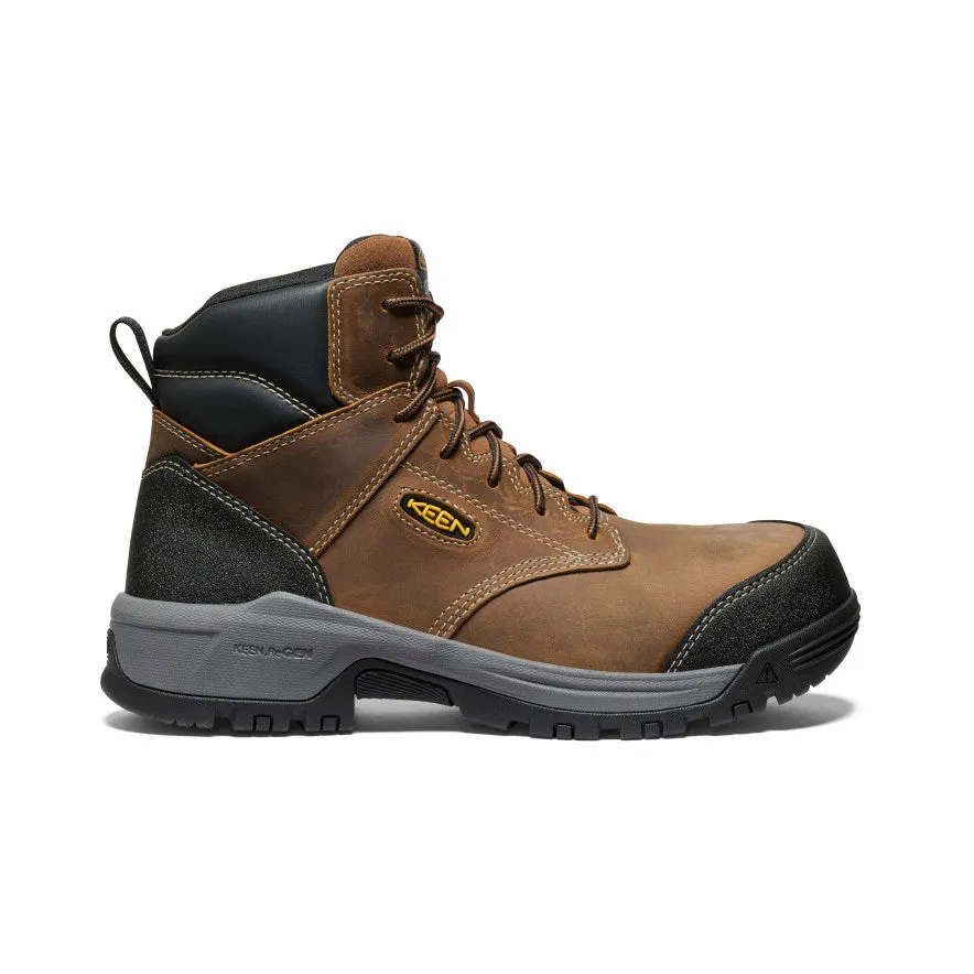 Upgraded wear Distinctive cushioning Men's Evanston 6" ESD Boot (Carbon Toe)  |  Bison/Black