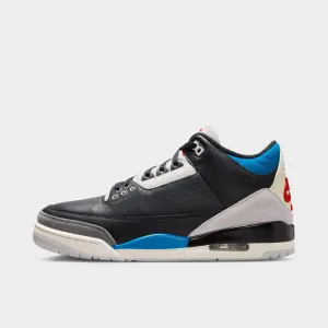 Jordan 3 Retro OG Black / Chile Red - Neutral Grey Flexible Forefoot Groove