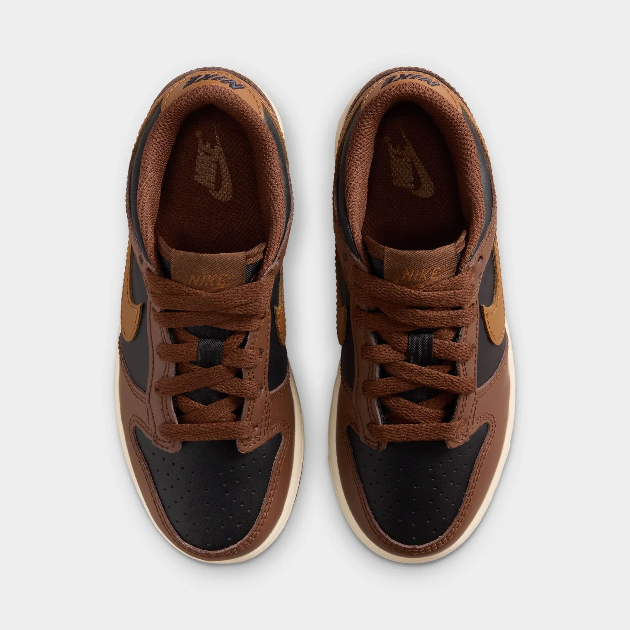 Lightweight Synthetic Upper Nike Dunk Low PS Black / British Tan - Cacao Wow