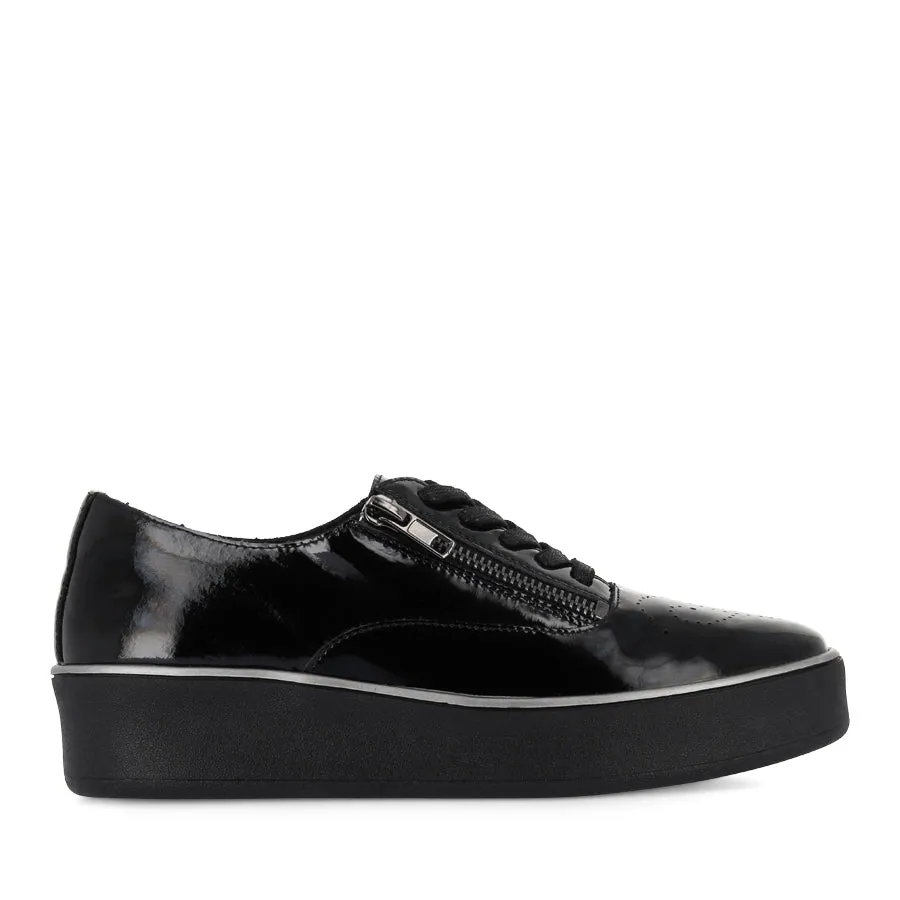 LowTop ZHARA W - BLACK BLACK PATENT LEATHER