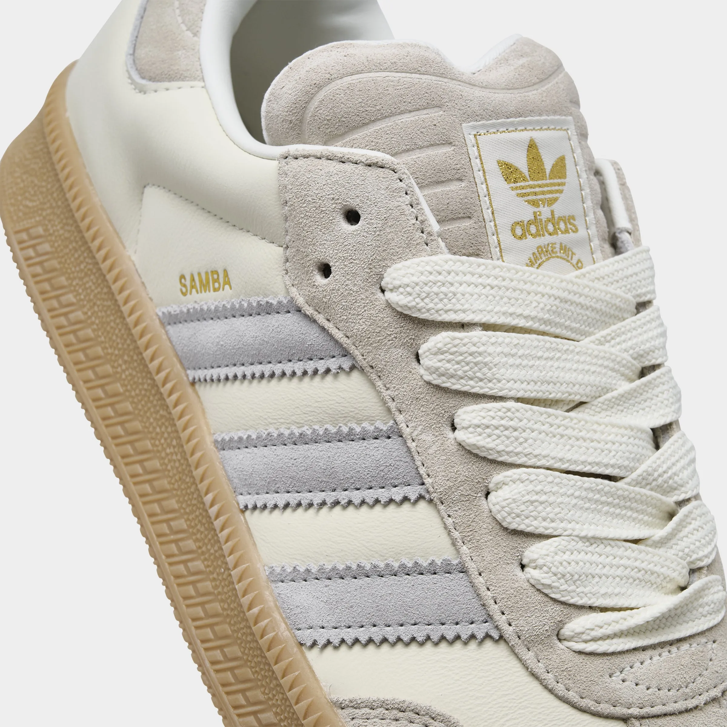 adidas Samba XLG White / Grey Torsion Stability