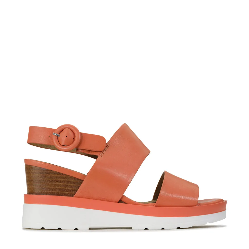 Garden Path Class Mood JADES LEATHER WEDGE SANDAL