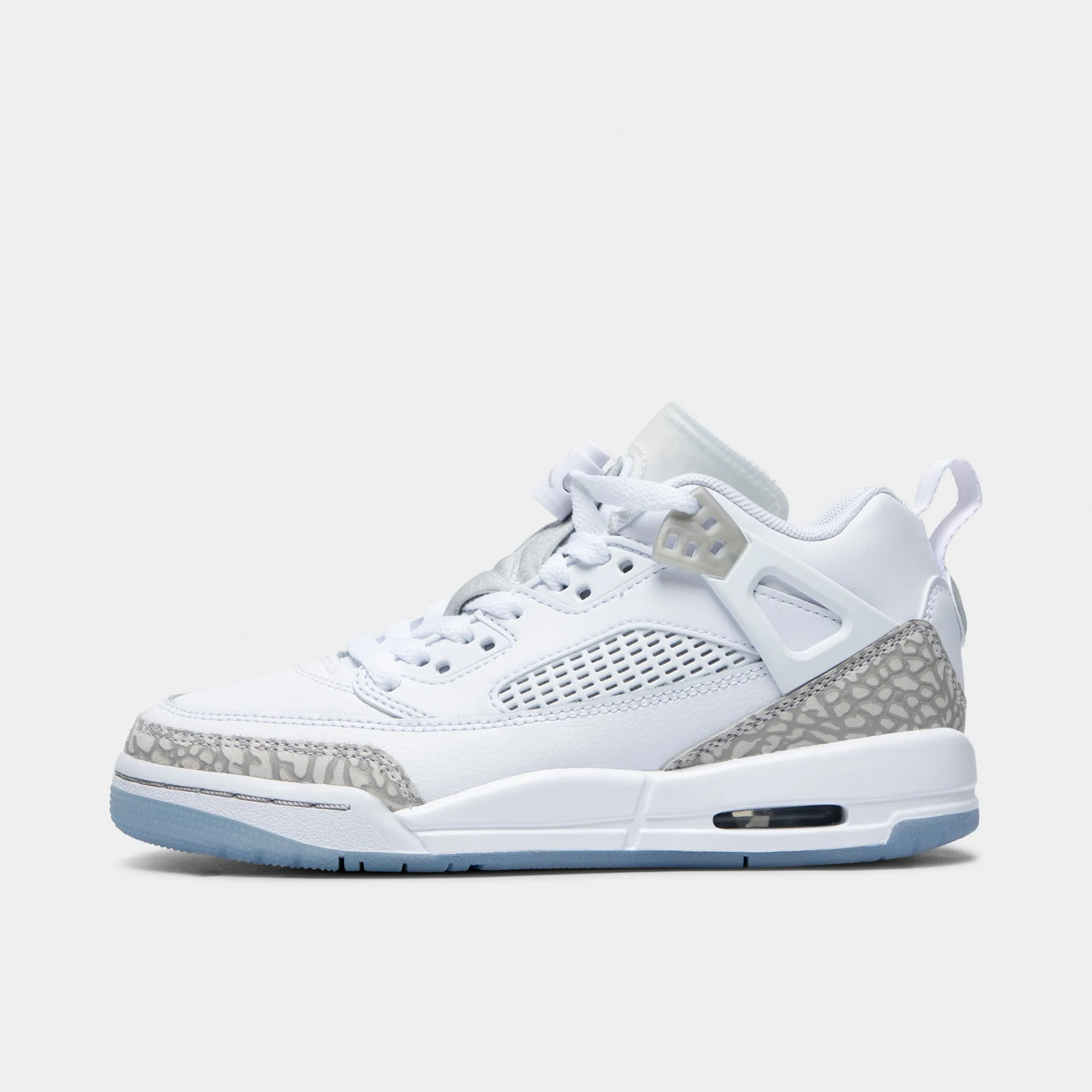 Easy Movement Classic Jordan Spizike Low GS White / Neutral Grey - Metallic Silver