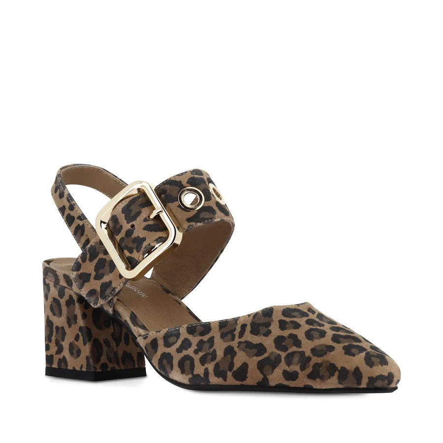 MAGALY - CAMEL LEOPARD SUEDE Versatile Cushioning Hill Glow