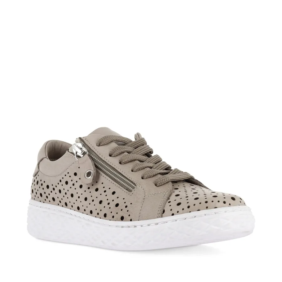 UPTOWN - TAUPE LEATHER Slip Resistant