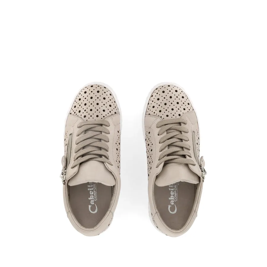 Compression Molded Cushioning Comfortable Outsole UPTOWN - TAUPE LEATHER