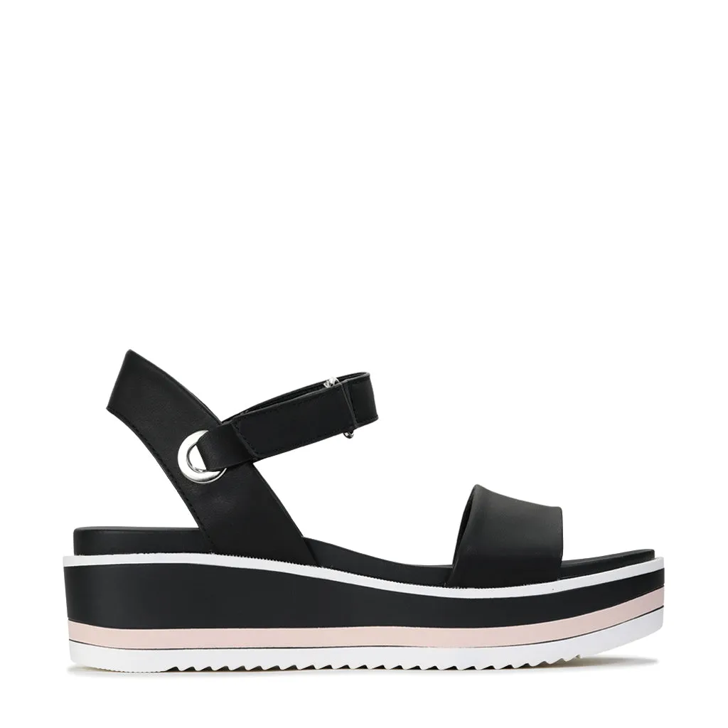 ZITA PLATFORM WEDGE SANDALS Sun Rise Concert Night