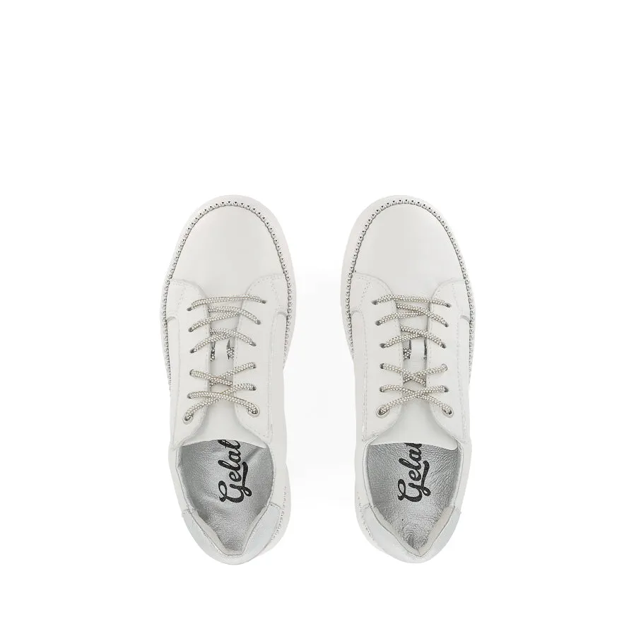 Cushioned Insole ZYPHER - WHITE LEATHER